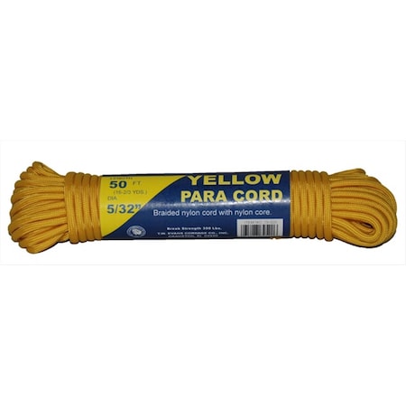 T.W. Evans Cordage Co Para Cord 50 ft. in Yellow 79-520